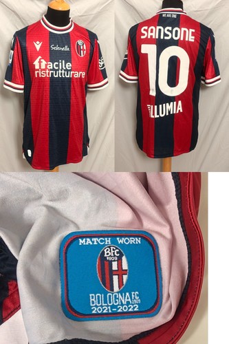 Bologna macron match worn - bologna,