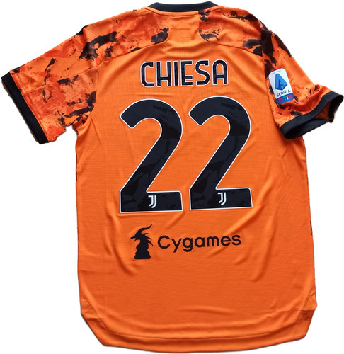 Match worn juventus chiesa - match,
