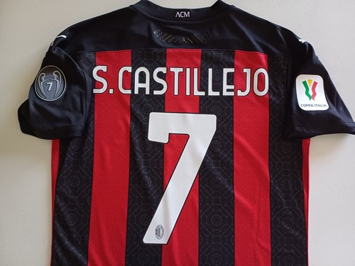 Milan match worn - match, castillejo